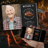 カスタムPhoto Barbecue 100th誕生日パーティー 招待状