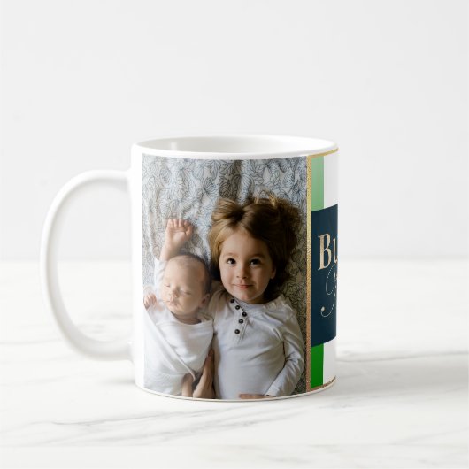 カスタムPhoto Buon Nataleクリスマスイタリアン コーヒーマグカップ (左)