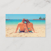 カスタムPhoto Business Card Your Ownデザイン 名刺 (裏面)