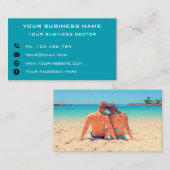 カスタムPhoto Business Card Your Ownデザイン 名刺 (正面/裏面)