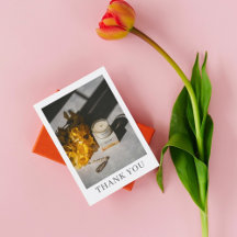 カスタムPhoto Candleスクリプ気にトサンキューカード