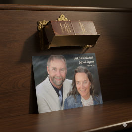 カスタムPhoto Christian'結婚 S Thank Youポストカード ポストカード