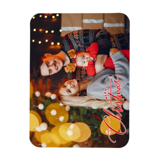 カスタムPhoto Christmas Photo Magnet マグネット (縦)