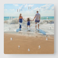 カスタムPhoto Clock – 自分のデザイン – 夏
