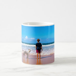 カスタムPhoto Coffee Mug Your own デザインwith Pet コーヒーマグカップ