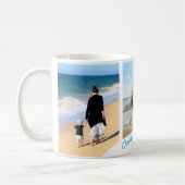 カスタムPhoto Collage文字Magあなたの家族の写真 コーヒーマグカップ (左)