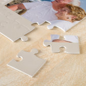 カスタムPhoto Collage 40写真こちら米国引用文 ジグソーパズル (側面)