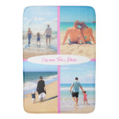 カスタムPhoto Collage Bath Matあなたの写真と文字 バスマット (正面縦)