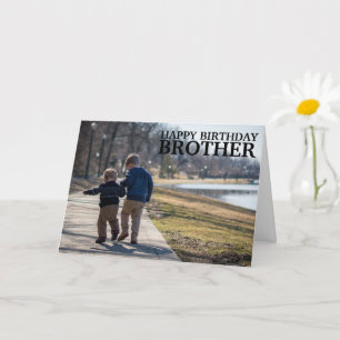 カスタムPhoto Collage Brother Any Age誕生日 カード