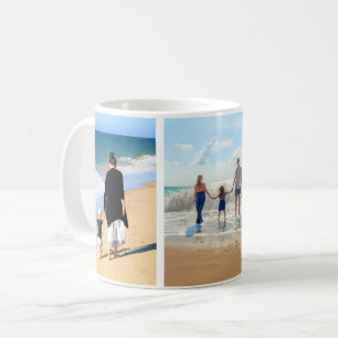 カスタムPhoto Collage Magあなたの家族の写真ギフト コーヒーマグカップ