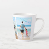 カスタムPhoto Collage Mug文字 – 家族が大好き カフェラテマグ (右)