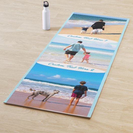 カスタムPhoto Collage Yoga Matあなたの写真と文字 ヨガマット (インサイチュ)