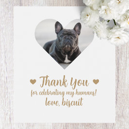 カスタムPhoto Dog I Do Too's Wine 結婚 Label ワインラベル