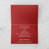 カスタムPhoto Farewell 2020クリスマスおもしろい休暇 カード (内部)