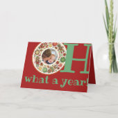 カスタムPhoto Farewell 2020クリスマスおもしろい休暇 カード (正面)