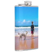 カスタムPhoto Flask Your Photosデザイン（ペット） フラスク (右)