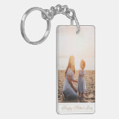 カスタムphoto Happy Mother's Dayスクリプト キーホルダー (正面左)