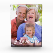 カスタムPhoto I love you script フォトブロック (正面)