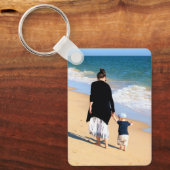 カスタムPhoto Keychainあなたの家族の写真Mom Gift キーホルダー (正面)