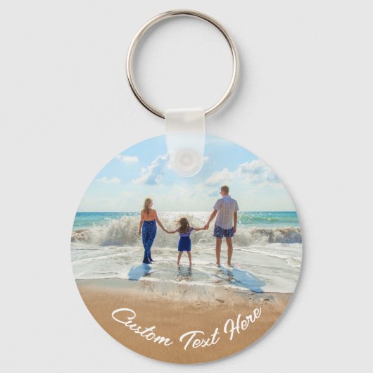 カスタムPhoto Keychain Your Family Photos Gift キーホルダー (正面)