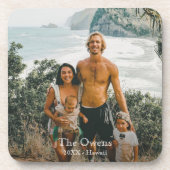 カスタムPhoto Make it ユニーク Family Vacation コースター (正面)