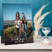 カスタムPhoto Make it ユニーク Family Vacation フォトプラーク (側面)