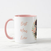 カスタムPhoto Mug - Happy Mother's Day, 最高のMom マグカップ (左)