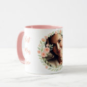 カスタムPhoto Mug - Happy Mother's Day, 最高のMom マグカップ (正面左)