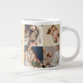 カスタムPhoto Mug - MOM – 母パーソナライズされたの日 ジャンボコーヒーマグカップ (右)