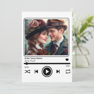 カスタムPhoto Music Player 招待状