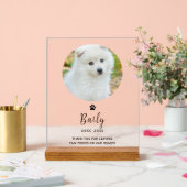 カスタムphoto petメモリ アクリルサイン (ウェディング)