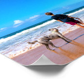 カスタムPhoto Poste Your Pet PhotosI - Love My Pets ポスター (角)