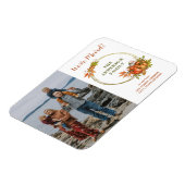 カスタムPhoto Pumpkins秋新しいアドレス移動 マグネット (左側)