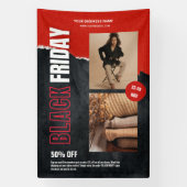 カスタムPhoto Red Black Friday Product Promo 横断幕 (縦)