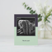 カスタムPhoto Senior Home Care Ver Thank You ポストカード (スタンド正面)