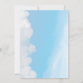 カスタムPhoto She is on Cloud 9ブライダルシャワー 招待状 (裏面)