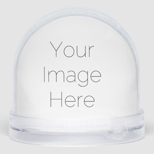 カスタムPhoto Snow Globe for Mom - Rainbow文字 (裏面)