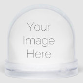 カスタムPhoto Snow Globe for Mom - Rainbow文字 (裏面)