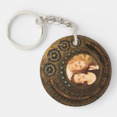 カスタムPhoto Steampunkメタルギア キーホルダー (正面)