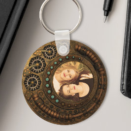 カスタムPhoto Steampunkメタルギア キーホルダー