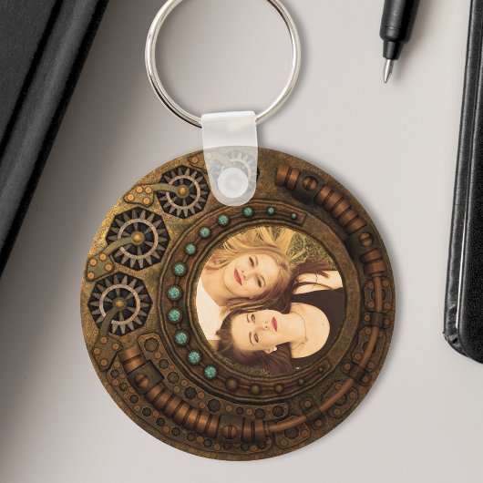 カスタムPhoto Steampunkメタルギア キーホルダー