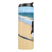 カスタムPhoto Thermal Tumblerあなたの写真と文字 タンブラー (回転左)