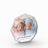 カスタムPhoto We Love You Grandpa Names Year フォトブロック (左)