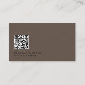 カスタムPhotographer結婚 Business Card 名刺 (裏面)