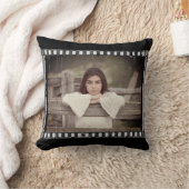 カスタムPic.文字.旧ヴィンテージ映画レトロ クッション (ブランケット)