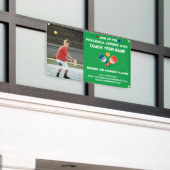 カスタムPickleball Coaching Class Lessons Green 横断幕 (ビルの外側)