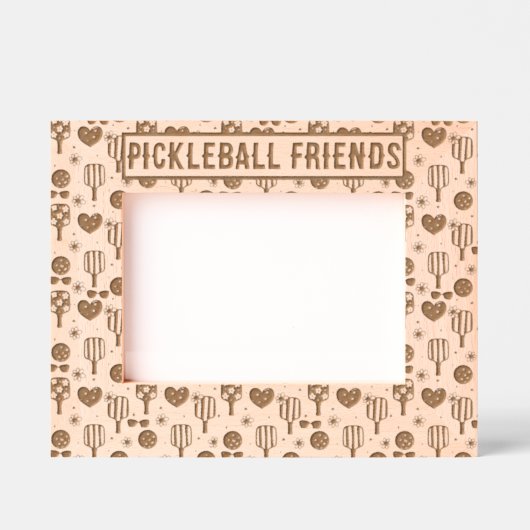 カスタムPickleball Friends レーザー彫刻フレーム (正面)