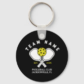 カスタムPickleball Team Keychain – クラブ名ギフト キーホルダー (裏面)