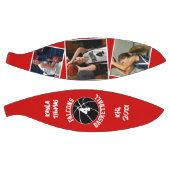 カスタムPlayer Photosチーム名と番号Red バスケットボール (パネル)