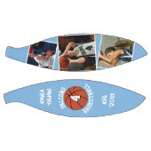 カスタムPlayer Photosチーム名番号ライトブルー バスケットボール (パネル)